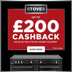 Stoves Up To £200 Cashback With Stoves