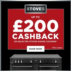 Stoves Up To £200 Cashback With Stoves