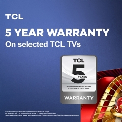 TCL Free 5 Year Warranty With TCL