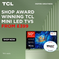 TCL TCL Award Winning Mini LED TVs From £399