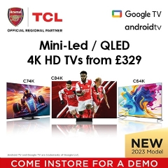 TCL 2023 TCL Mini-Led / QLED 4K HD TVs from £329