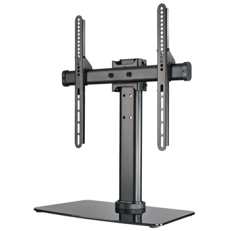 Hama 00108788 Tabletop Pedestal TV Stand in Black for TVs up to 65