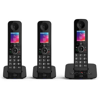 BT 090632 BT Premium Phone with Answer Machine Triple Handset