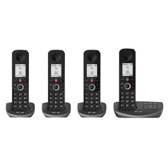 BT 090641 BT Advanced Phone with Answer Machine Quad Handset