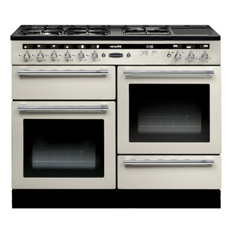 Rangemaster 103930 110cm HI-LITE Dual Fuel Range Cooker Ivory/Chrome