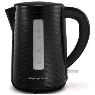 Morphy Richards 108398 Arc Cordless Jug Kettle in Black, 1.7L 3.0kW Plastic