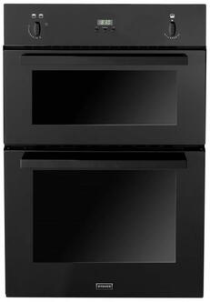 Stoves 444440837 90cm Built-In Gas Double Oven in Black