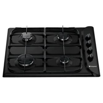 Hotpoint G640SK 60cm Gas Hob in Black FSD