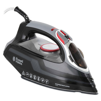 Russell Hobbs 20630 3100W Powersteam Iron with Ceramic Soleplate in Black