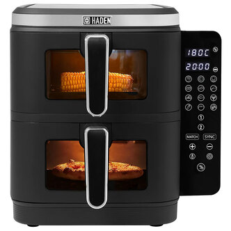 Haden 211200 11.0L Double Stack Air Fryer With Window - Black