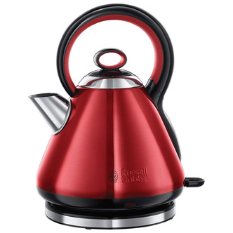 Russell Hobbs 21885 1.7 Litre Legacy Quiet Boil Kettle in Red 3.0 kW