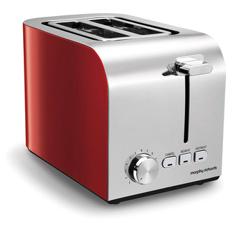 Morphy Richards 222056 Equip 2 Slice Toaster in Red