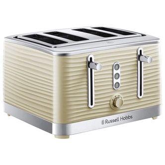 Russell Hobbs 24384 Inspire 4 Slice Toaster in Cream High Lift Feature