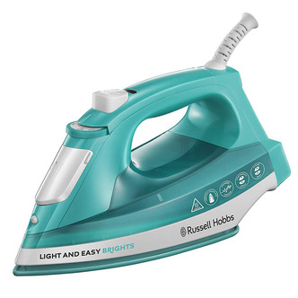 Russell Hobbs 24840 2400W Light & Easy Brights Steam Iron in Aqua