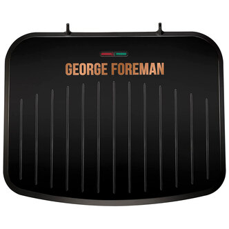 George Foreman 25811 7 Portion Medium Fit Grill - Black