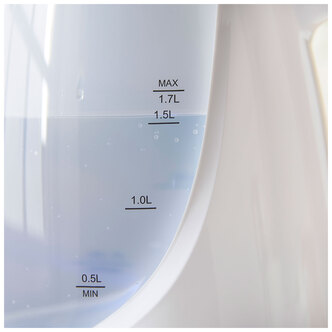 Lewis s 4319245 Illuminated Jug Kettle in White 1 7L 2200W