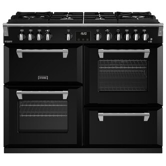 Stoves 444411451 110cm Richmond D1100DF GTG Dual Fuel Range Black