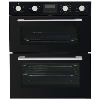 Belling 444411630 70cm Built-Under Electric Double Oven Black
