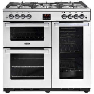 Belling 444411723 90cm Cookcentre Prof. X90G Gas Range Cooker St/St