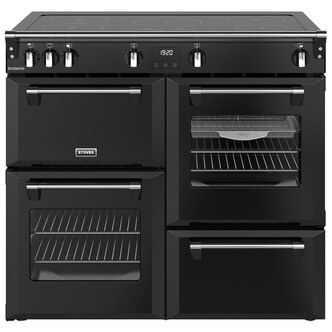 Stoves 444411859 100cm Wide Richmond Induction Range Cooker in Black