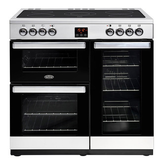 Belling 444444073 90cm Cookcentre 90E Range Cooker in St/St Ceramic