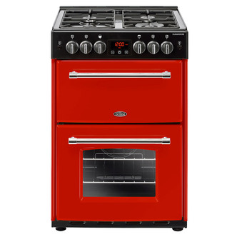 Belling 444444718 60cm Farmhouse 60G Double Oven Gas Cooker in Jalapeno