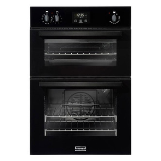 Stoves 444444837 Built In Electric Double Oven in Black