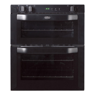 Belling 444449588 Built-Under Electric Double Oven in Black 70cm