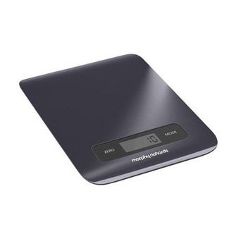 Morphy Richards 46180 Accents Digital Kitchen Scale in Graphite Black