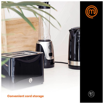 MasterChef 525500 2 Slice Toaster in Black