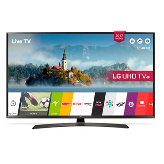 LG 55UJ635V 55 4K Ultra-HD Smart LED TV in Black Multi HDR