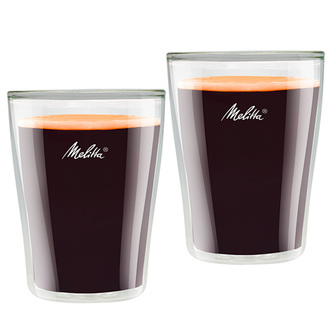 Melitta 6761117 Double-Walled Espresso Coffee Glass