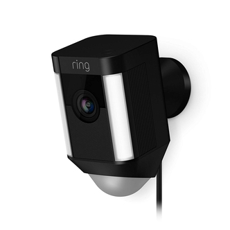 Ring 8SH2P7-BEU0 Spotlight Cam Wired in Black Full HD 1080p