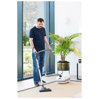 Sebo 92621CI Airbelt E1 Artic Cylinder Vacuum Cleaner White