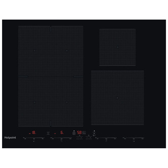 Hotpoint ACO654NE 65cm Induction Hob in Black 4 Zone