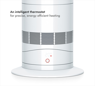 Dyson AM09 Hot + Cool Fan Heater - White/Nickel Best Price and Cheapest