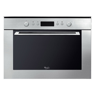 Whirlpool AMW820-IX 60cm Built In Microwave Oven with Grill St/Steel 900W