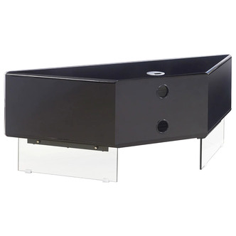 MDA Design ANTARES BLK Antares 1400mm Corner TV Cabinet Black TVs up t