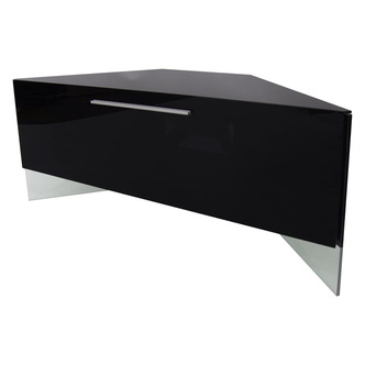 MDA Design ANTARES BLK Antares Corner TV Cabinet in Black for TVs up t