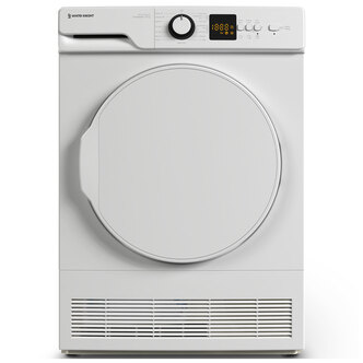 White Knight AT9CW 9kg Condenser Tumble Dryer in White B Rated Sensor Dry