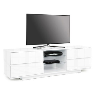 MDA Design AVITUS WHITE Avitus White TV Cabinet 1580mm Wide in Gloss W