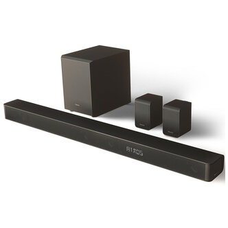 Hisense AX5100G 5.1Ch Dolby Atmos Soundbar Subwoofer & Rear Speakers