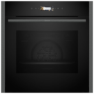 Neff B24CR71G0B N70 Built-In Electric Pyrolytic Oven in Black 71L
