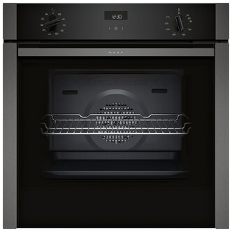 Neff B3ACE4HG0B N50 Built-In Electric Single Oven in Black 71L
