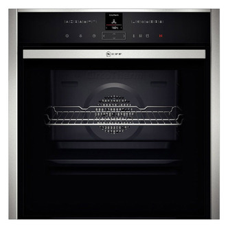 Neff B47VR32N0B N70 Built-In Electric Single Oven St/Steel 71L S&H Door