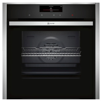 Neff B58CT68H0B N90 Built-In Electric Pyrolytic Oven St/Steel 71L S&H
