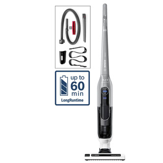 Bosch BCH6ATH1GB ATHLET Bagless Upright Vacuum Cleaner 25V Silver