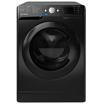 Indesit BDE96436KVUK Washer Dryer in Black 1400 Spin 9kg/6kg D Rated