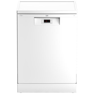 Beko BDFN15431W 60cm Dishwasher in White 14 Place Setting D Rated