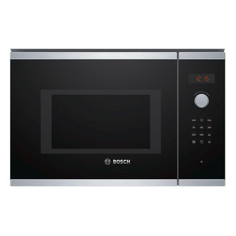 Bosch BEL553MS0B Serie 4 Built in Microwave Oven Grill in Steel Black